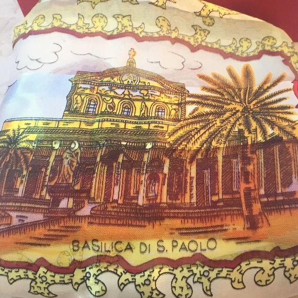 🆕 Roma Basilica Souvenir Long Scarf - Picture 1 of 3